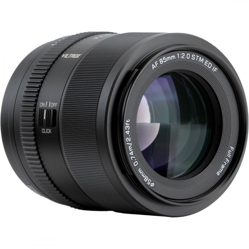 VILTROX 85mm F1.8 II FE Objectif -Autofocus Plein Cadre Portrait Pour Monture E Sony Caméra A7RIV A7III A7RIII A7II A9 A7 A6500 A6400 A6300